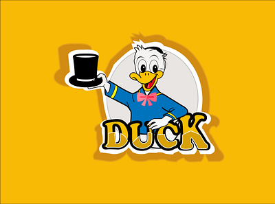 Duck Cartoon Logo cartoon graphic design logo mascot twitch