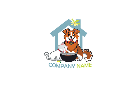 Pet Care Logo branding cartoon cat design dog graphic design illustration logo mascot pet vector