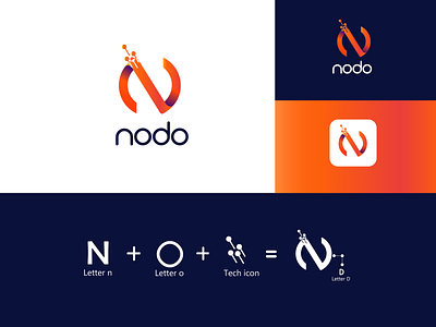 'NODO' Tech Company Logo