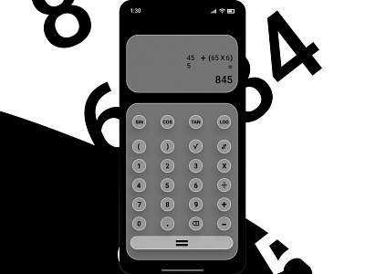 #DailyUI Challenge 004 Calculator UI Design Glassmorphism. app branding design graphic design illustration typography ui ux vector