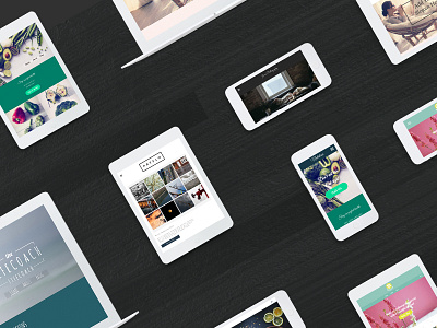 Duda's New Templates business desktop flower store mobile photographer portfolio responsive tablet templates