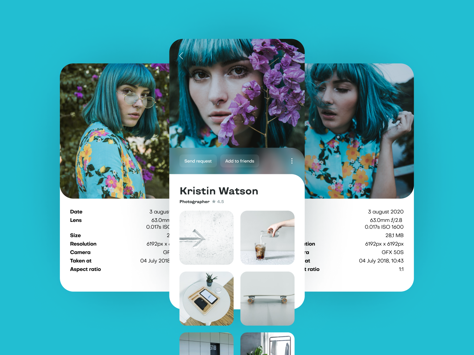 Photo gallery — Design Concept by Manchakkay Maxim on Dribbble