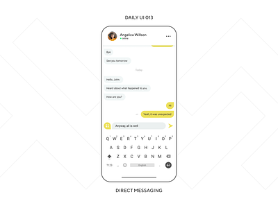 UI Challenge — Direct Messaging