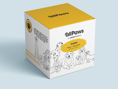 AllPaws - Pet care range packaging - Part 2 branding design graphic design hand drawn illustration logo