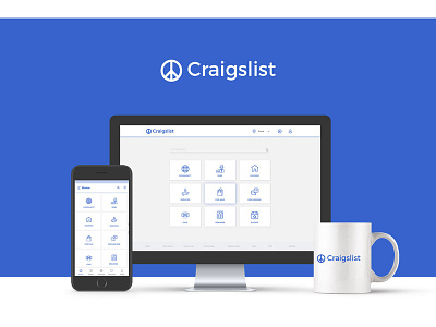 Craigslist Redesign concept craigslist craigslist redesign ui ux design
