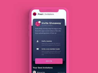 Dribbble Invite Giveaway