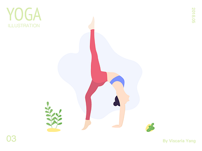 Love yoga best-03 colors graphic illustration