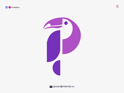 Parrot Logo Design branding design graphic design illustration logo parrot logo design typography vector