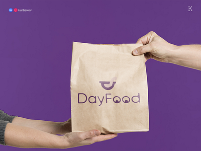 DayFood Logo branding design foodlogo graphic design illustration logo logofood logotype typography vector