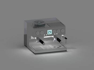 espresso machine 3d coffee espresso espresso machine illustration isometric isometric art machine voxel