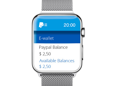 Apple Watch - Paypal - Wallet