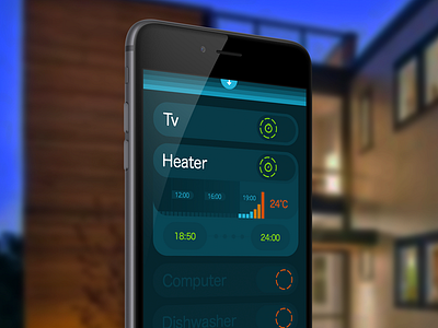 HOMEE iOS App app connected control devices heater home homekit ios 8 tv