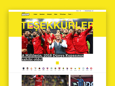 Spor Arena Responsive Web