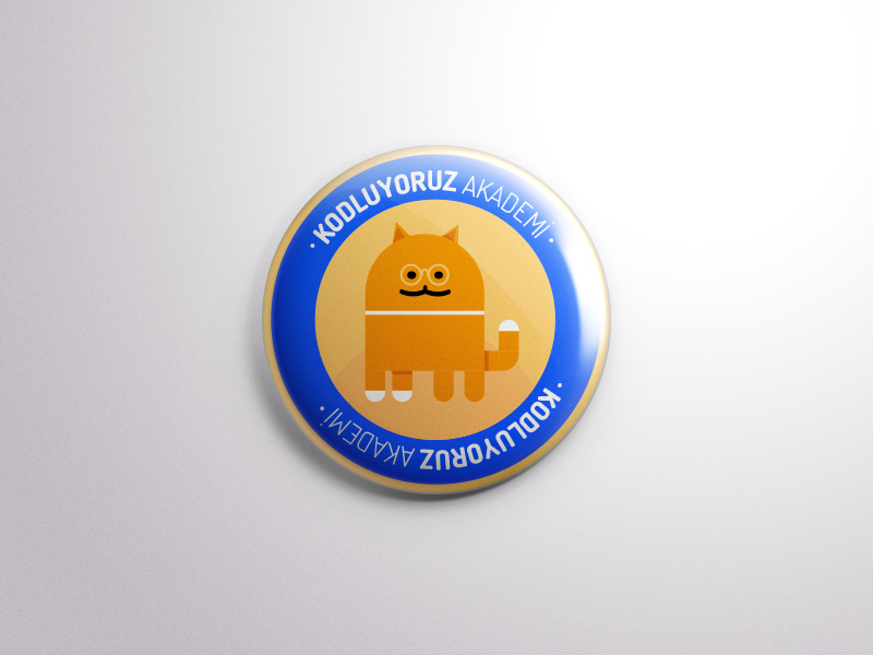 Kodluyoruz Akademi Badge akademi cat android badge kodluyoruz