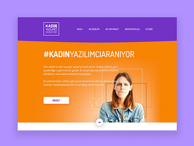 Kadın Yazılcımı Aranıyor aranıyor design developer kadın kodluyoruz ui wanted web women yazılımcı