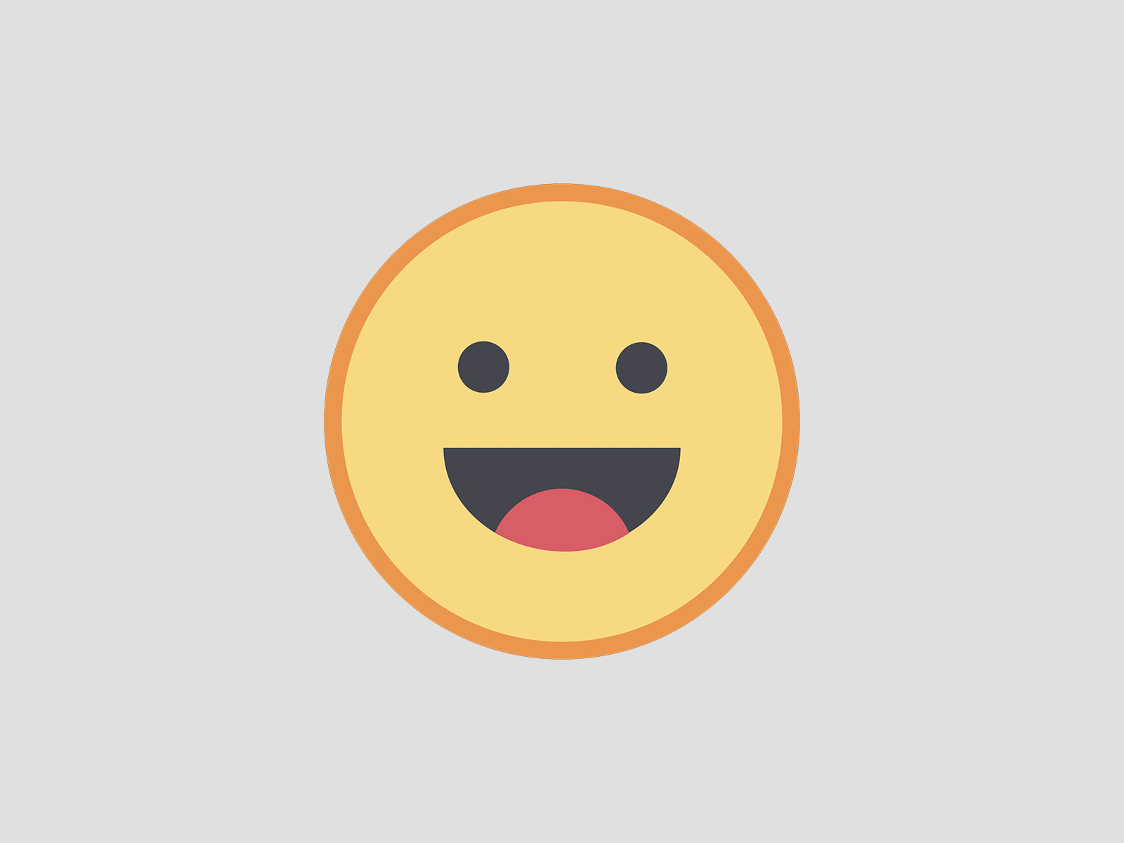 emoticon smiley aftereffects animation emoji emoticon emotions gif illustration simple smile smiley yellow