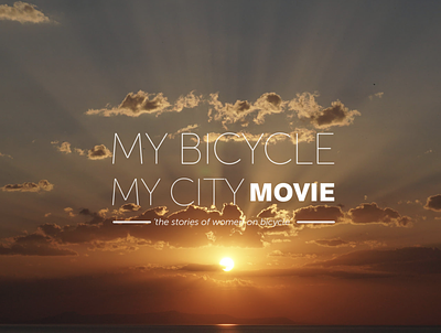 Benim Bisikletim Benim Şehrim Film / My Bicycle My City Movie animation art director bicycle director directors logo movie movie poster movies production stories women
