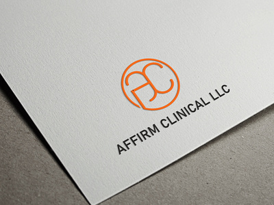 AFFIRM CLINICAL LLC design graphic design icon illustration logo logo de
