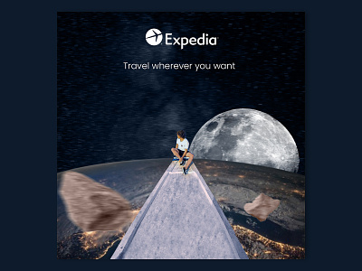 Expedia | Poster N.1 advertising advertising poster design graphic design photomanipulation poster poster design social media poster