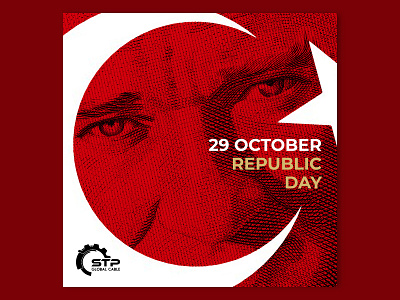 Turkey Republic Day | Poster adobe photoshop advertising advertising poster design graphic design poster poster design republic day social media poster