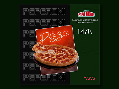 Papa John's | Poster design adobe photoshop advertising advertising poster design food poster graphic design pizza poster poster poster design social media poster