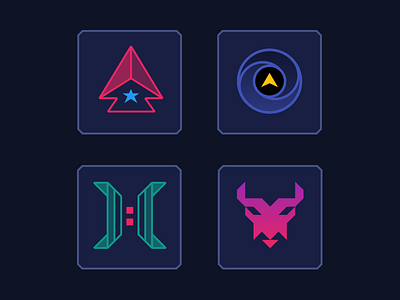 Starborne Confederacy Icons by Kieran Kelly on Dribbble