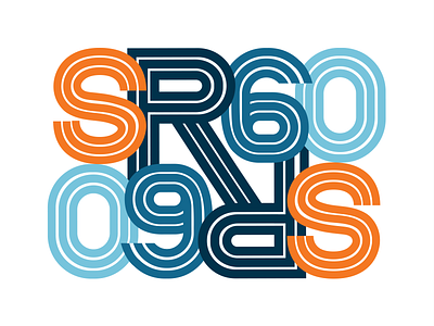 SR60 logo branding graphic design logo typography