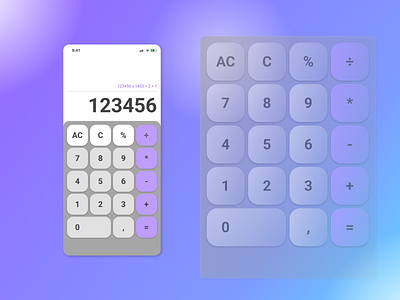 Daily UI 004 - calculator