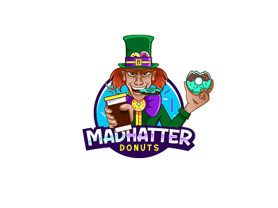 Mad Hatter - Logo Concept butryk concept design donuts hatter logo logoconcept