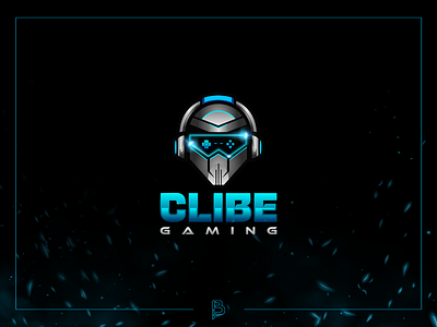 Clibe Gaming butryk clibe concept contest cyberpunk futuristic games gaming helmet logo logoconcept