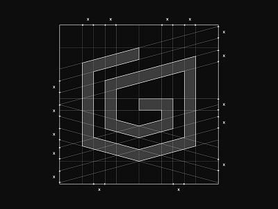 Geotermia Polska / Logomark construction brand branding clean construction g g letter geothermy grid letter g lettermark logo logomark poland sign simple structure symbol thermal