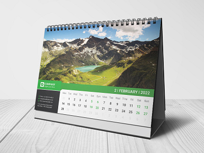 Desk Calendar 2022