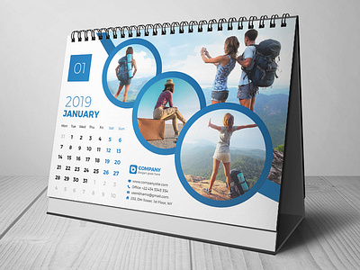 Desk Calendar 2019