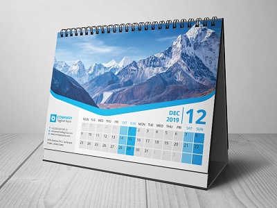 Desk Calendar 2019