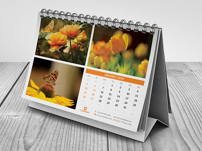 Desk Calendar 2019