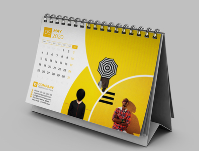 Creative Desk Calendar 2020 Designs Themes Templates And