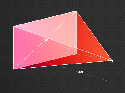 Projection diagram 3d diagram projection