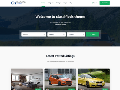 WordPress Classified Ads Theme