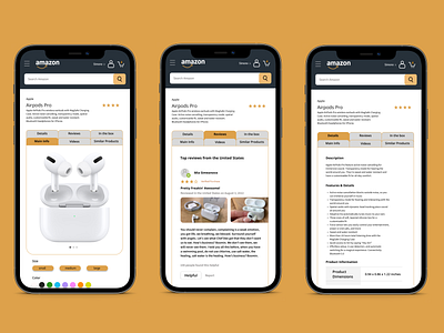 Re-envisioning Amazon's Product Page on Mobile