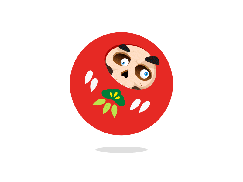 Mr roll... cartoon character eye eyeball graphic icon illustration japan mascot red shake skull
