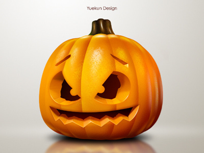 Pumpkin cartoon china graphc icon illustratio photoshop pumpkin ui yellow