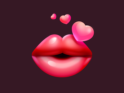 Kiss china gift heart icon kiss kisses lips lipstick mouth photoshop red ui