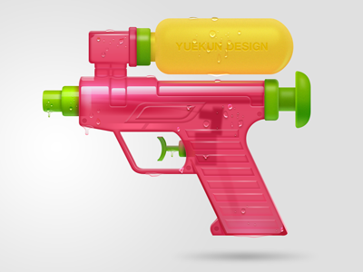 water gun china green gun icon pink toy ui water