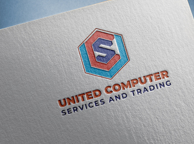 UCS Letter Logo graphic design ucs logo