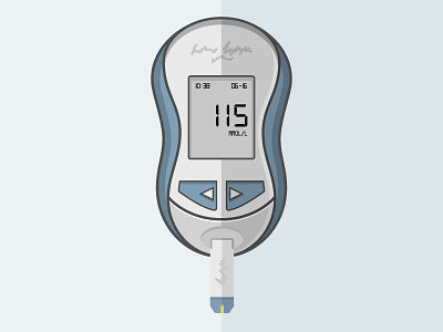 Glucometer Illustration