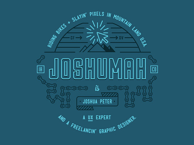 Joshumah brand branding colorado illustration typography user experience