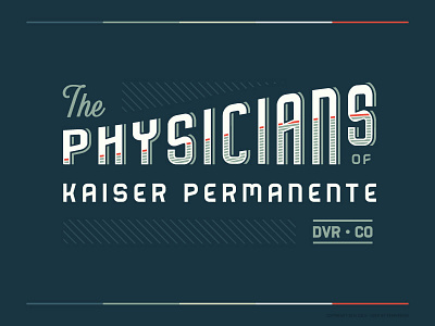The Physicians brand branding colorado identity illustration medical typography