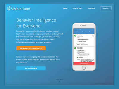VisibleHand Website Re-Design