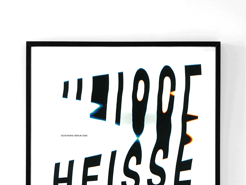 Schokolade graphic illustration lettering poster typography