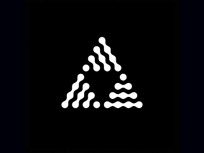 Triangles design geometic graphic icon logo mark modernism simple triangle